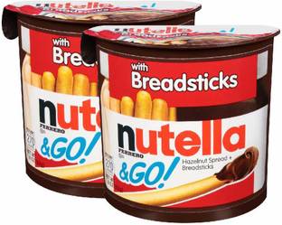 nutella & Go with Breadsticks Cream Filled Biscuit