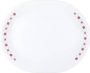 CORELLE Livingware Crown 31 cm Oval Serving Platter Pack of 1 Tray