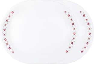 CORELLE Livingware Crown 31 cm Oval Serving Platter Pack of 2 Tray