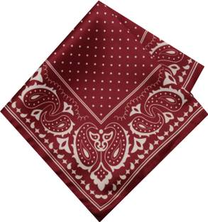 LEONARDI Printed Polyester Pocket Square