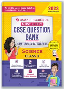 Oswal - Gurukul Science Most Likely Cbse Question Bank for Class 10 Exam 2023  - Chapterwise & Categorywise, New Paper Pattern (MCQs, Case, Assertion & Reasoning Based, Previous Years' Board Qs)