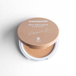 Mamaearth Glow Oil Control Compact SPF 30 with Vitamin C & Turmeric for 2X Instant Glow Compact