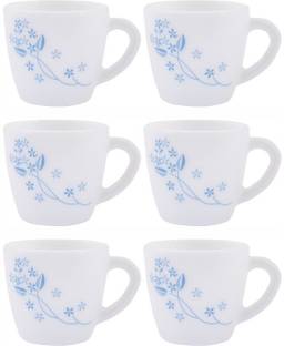 cello Pack of 6 Opalware Tea/Coffee Mugs (set of 6pcs)