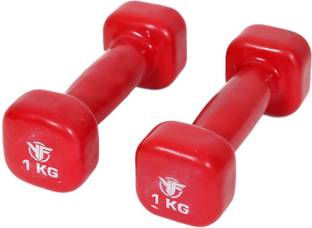 yash fitness One pair vinyl Dumbbell set026 Fixed Weight Dumbbell