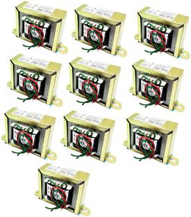 INVENTO 10Pcs 12V 1A 12-0-12 Transformer Copper Winding 220V AC to 12V AC Automotive Electronic Hobby Kit