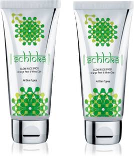 MODICARE SCHLOKA Pair Glow Face Pack with Orange Peel & White Clay (60ml) x2