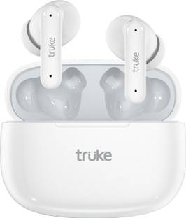 truke Air Buds with Quad Mic ENC & 20 EQ modes, 10mm Drivers, 48 Hours Playtime Bluetooth