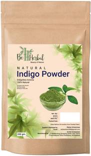 BE HERBAL Indigo Powder for Hair Growth|Soothes Scalp| Thick Hair 100% Pure & Natural