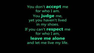 Poster Leave Me Alone Quote sl622 (Plastic Large Wall Poster, 36x24 Inches, Multicolor) Fine Art Print