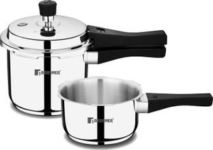 BERGNER Sorrento 3 L Outer Lid Induction Bottom Pressure Cooker