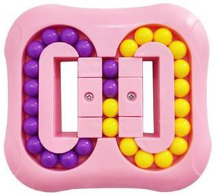 Pluspoint Rotating Magic Bead Cube Toys Decompression Rotating Small Beads Fidget Spinner