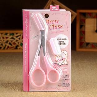 MACVL5 Eyebrow Scissors With Comb, Remover Makeup Tools, Hair Removal Grooming Shaping Scissors