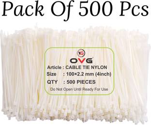 OVG Self Locking(100 mm � 2.2 mm, 4 Inch) Nylon Standard Cable Tie