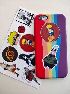 Goku Ki Dukan 5 cm 20 Naruto & Itachi Sticker Set for Laptop, Mobile & All plain surface Self Adhesive Sticker