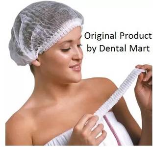 DM SPECIALLY FOR SPECIALIST - Premium Quality White Bouffant Caps for Surgical ,Restaurants & Home Use (Pack of 150) Surgical Head Cap