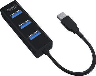 QUANTUM QHM6642 4 Port Hi-Speed USB Hub QHM6642 USB Hub (Black) QHM6642 USB Hub