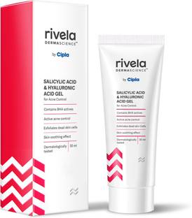 Rivela Dermascience Anti-Acne Gel For Acne Control with Salicylic Acid, Hyaluronic Acid