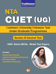 NTA CUET Common University Entrance Test for Under Graduate Programmes (UG) - section 3 general test