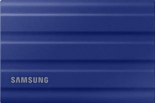 SAMSUNG T7 Shield 1TB USB 3.2 Gen 2(10 Gbps),IP65 Rated,Speed upto 1050 MB/s,(MU-PE1T0R) 1 TB External Solid State Drive (SSD)
