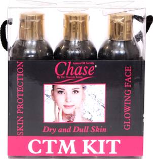 Chase CTM Kit for Dry and Dull Complexion, hyper Pigmentation and Wrinkled Face