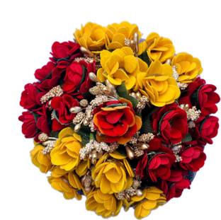 Maahal Artificial Flower Juda, Bridal Gajra/Bun Hair Accessories, For Women Bun