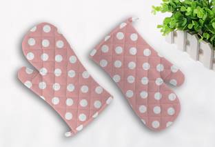 OASIS Pink Cotton Kitchen Linen Set