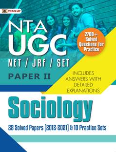 NTA UGC NET/JRF/SET Sociology 28 Solved Papers (2012-2021) & 10 Practice Sets