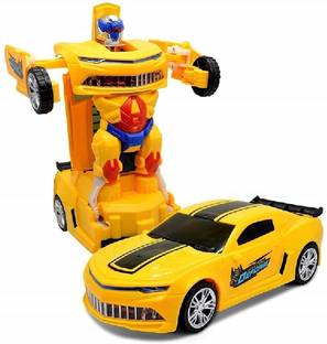 Pepstter Battery Operated Bump Go Toy Car Function Automatic Car Light Musical Racing Car