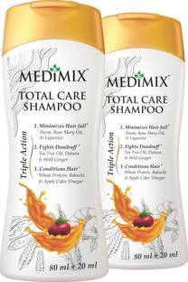 MEDIMIX Total Care Shampoo | Pack of 2 | 100ml Each |