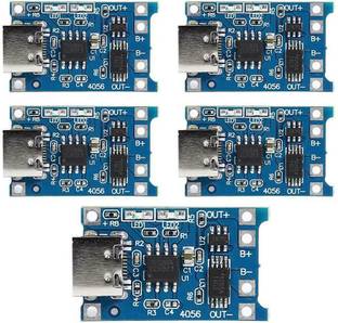 HUBX C-TYPE TP4056 18650 3.7V Lipo Lithium Battery Charging Module KIT- Pack of 5