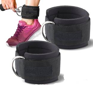 DreamPalace India Gym Ankle Strap Workout Cuffs Straps Cable Machine Ankle Support