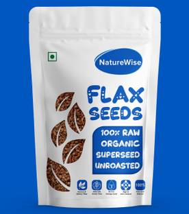 Naturewise Raw Flax Seeds, Healthy edible Seeds, Rich in Omega 3 Acid. Weight loss 100-G Brown Flax Seeds