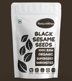 Naturewise Premium Quality Raw Kale Til (Black Sesame Seeds) 250-G Seed