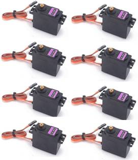 INVENTO 8Pcs MG996R Metal Geared Servo Motor 15Kg-cm Torque For Quadcopter RC Plane Automotive Electronic Hobby Kit