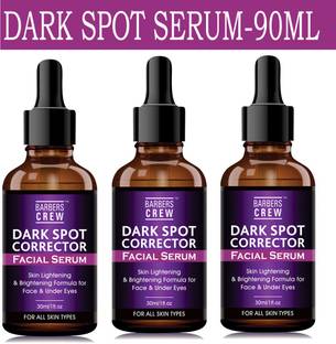 Barbers Crew Dark Spot Remover Serum| Brightening & Lightening | Pimple Marks-30ml-3-Bottle-
