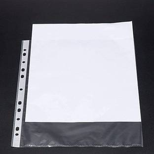 YourStationeryHouse Plastic File folder Transparent A4 Size Document Sleeves 100 Micron