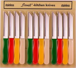 Fixwell 12 Pc Stainless Steel Knife Set
