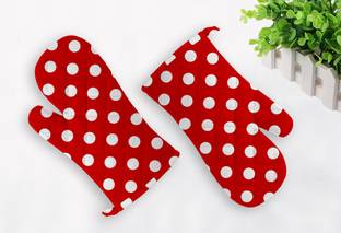 OASIS Red Cotton Kitchen Linen Set
