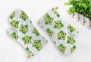 OASIS Green Cotton Kitchen Linen Set
