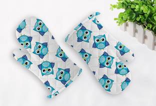 OASIS Blue Cotton Kitchen Linen Set