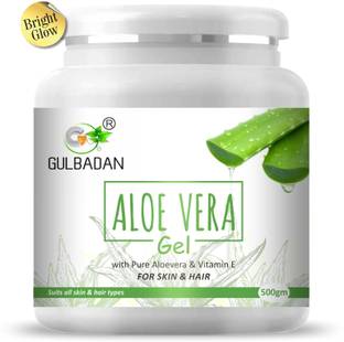 GULBADAN 100% Pure Aloe Vera Gel - Repairing & Soothing for Beautiful Skin & Hair