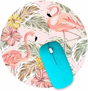 ZORI Anti Slip Cute Mouse Mat Round Circle Shape Mouse Pad Desktops Computer Non Slip Base Mousepad