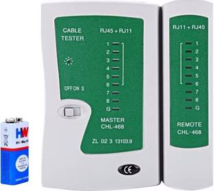 Teratech LAN Tester Ethernet RJ45 RJ11 Detachable Tool Kit Network Cable With Operating battery Network Interface Card