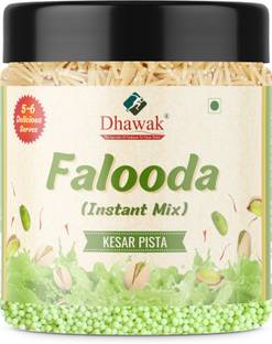 Dhawak Falooda Mix Kesar Flavour | Instant Falooda Mix| Falooda | Jar Pack 300 g
