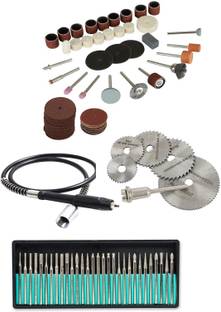 Digital Craft 30Pc Diamond Burs 105Pc Rotary Tool Set 6Pc Circular Saw Blade Grinder Shaft Rotary Tool