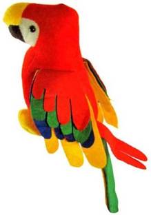 abhishek trading company PERROT SWEET SOFT TOY  - 25 cm
