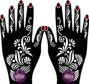 APCUTE stencil henna design - Mehandi Design Stencils for girls, womens