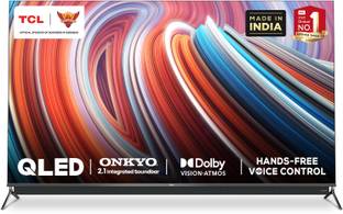 TCL C815 Series 190 cm (75 inch) QLED Ultra HD (4K) Smart Android TV With Integrated 2.1 Onkyo Soundbar
