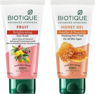 BIOTIQUE FRUIT , HONEY GEL 150ML (PACK OF 2) Face Wash