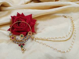 ss art Gold-plated Plated Alloy Nose Ring